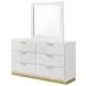 Caraway White And Gray Panel Bedroom Set