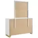 Caraway White And Gray Panel Bedroom Set