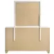 Caraway White 6 Drawer Dresser with Mirror