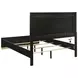 Caraway Black And Gray King Panel Bed