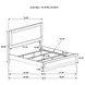 Caraway Black And Gray King Panel Bed