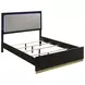 Caraway Black And Gray Queen Panel Bed