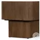 Blanco Warm Umber Burl Square End Table