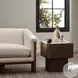 Blanco Warm Umber Burl Square End Table