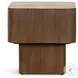 Blanco Warm Umber Burl Square Occassional Table Set