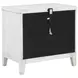 Marielle Distressed White Nightstand