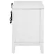 Marielle Distressed White Nightstand