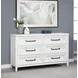 Marielle Distressed White Dresser