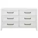 Marielle Distressed White Dresser