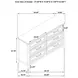 Marielle Distressed White Dresser