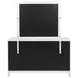 Marielle Distressed White Dresser With Mirror