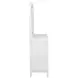 Marielle Distressed White Dresser With Mirror