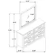 Marielle Distressed White Dresser With Mirror