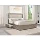 Kenora Barley Brown King Upholstered Platform Storage Bed