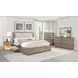 Kenora Barley Brown Queen Upholstered Platform Storage Bed