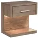 Kenora Barley Brown 1 Drawer Nightstand