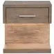 Kenora Barley Brown 1 Drawer Nightstand