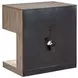Kenora Barley Brown 1 Drawer Nightstand