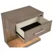 Kenora Barley Brown 1 Drawer Nightstand