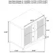 Terrace Ash Brown 2 Drawer Nightstand