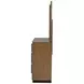 Terrace Ash Brown 6 Drawer Dresser With Mirror