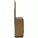 Terrace Ash Brown 6 Drawer Dresser With Mirror