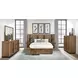 Terrace Ash Brown 6 Drawer Dresser With Mirror