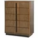 Terrace Ash Brown 5 Drawer Chest