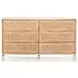 Sydney Natural Mango 6 Drawer Dresser
