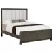 Gran Park Dark Cocoa King Upholstered Panel Bed