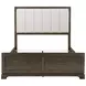 Gran Park Dark Cocoa King Upholstered Panel Bed