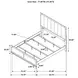 Gran Park Dark Cocoa King Upholstered Panel Bed