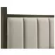 Gran Park Dark Cocoa Queen Upholstered Canopy Bed