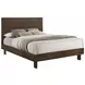 Glenwood Warm Brown Queen Platform Bed