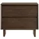 Glenwood Warm Brown 2 Drawer Nightstand