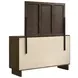 Glenwood Warm Brown 6 Drawer Dresser With Mirror