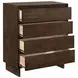 Glenwood Warm Brown 4 Drawer Chest