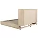 Kailani Beige Oak King Wingback Platform Bed