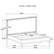 Kailani Beige Oak King Wingback Platform Bed