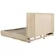 Kailani Beige Oak California King Upholstered Platform Bed