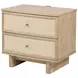 Kailani Beige Oak 2 Drawer Nightstand