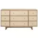 Kailani Beige Oak 9 Drawer Dresser