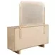 Kailani Beige Oak 9 Drawer Dresser With Mirror