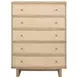 Kailani Beige Oak 5 Drawer Chest