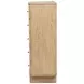 Kailani Beige Oak 5 Drawer Chest