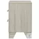 Trenton Rustic Cream 2 Drawer Nightstand