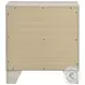 Trenton Rustic Cream 2 Drawer Nightstand