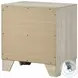 Trenton Rustic Cream 2 Drawer Nightstand