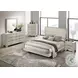 Trenton Rustic Cream 2 Drawer Nightstand