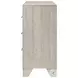 Trenton Rustic Cream 6 Drawer Dresser